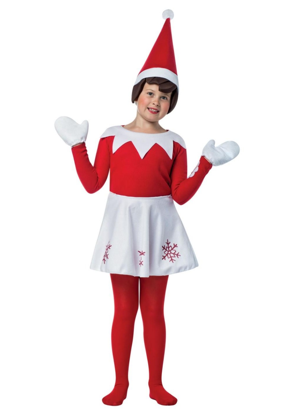 Kids Elf On The Shelf Girls Costume