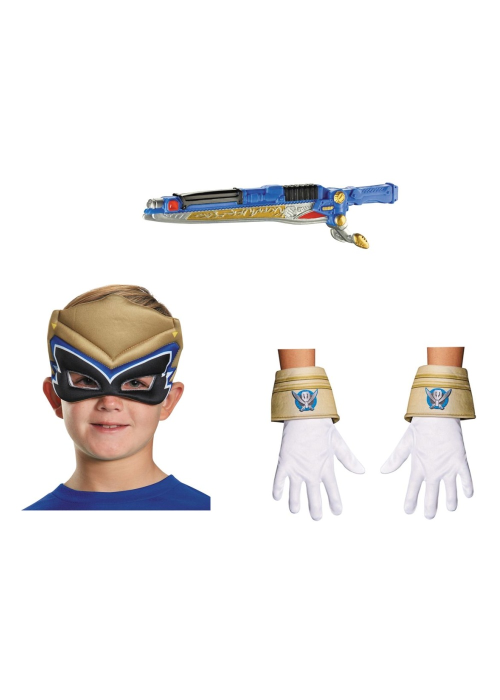 Power Rangers Puffy Mask Gloves And Weapon Kit