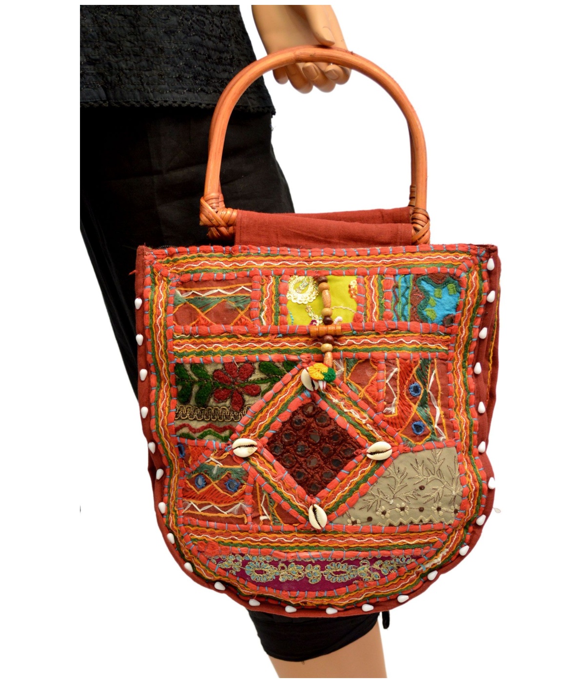 Rajasthani Shoulder Bag with Mirror Work - General Category