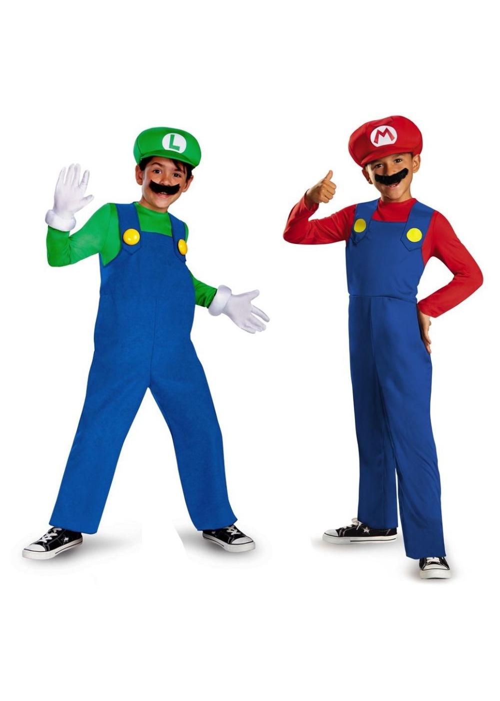Super Mario And Lugi Boys Costume Set