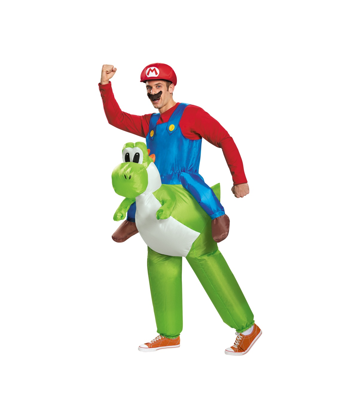 Super Mario Bros Mario Riding Yoshi Mens Costume Deluxe