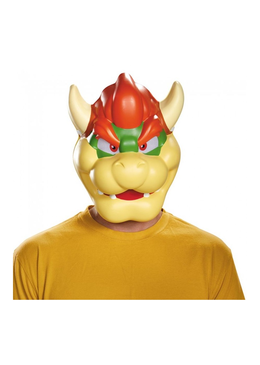 Super Mario Video Game Bowser Face Mask - Video Game Costumes