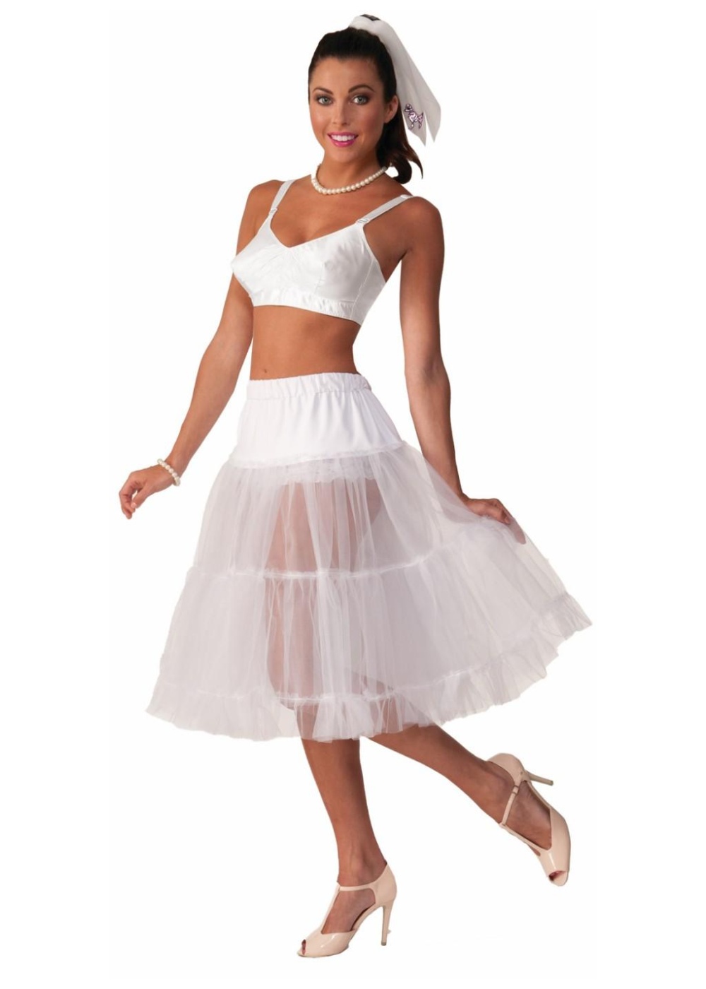 White  Crinoline One