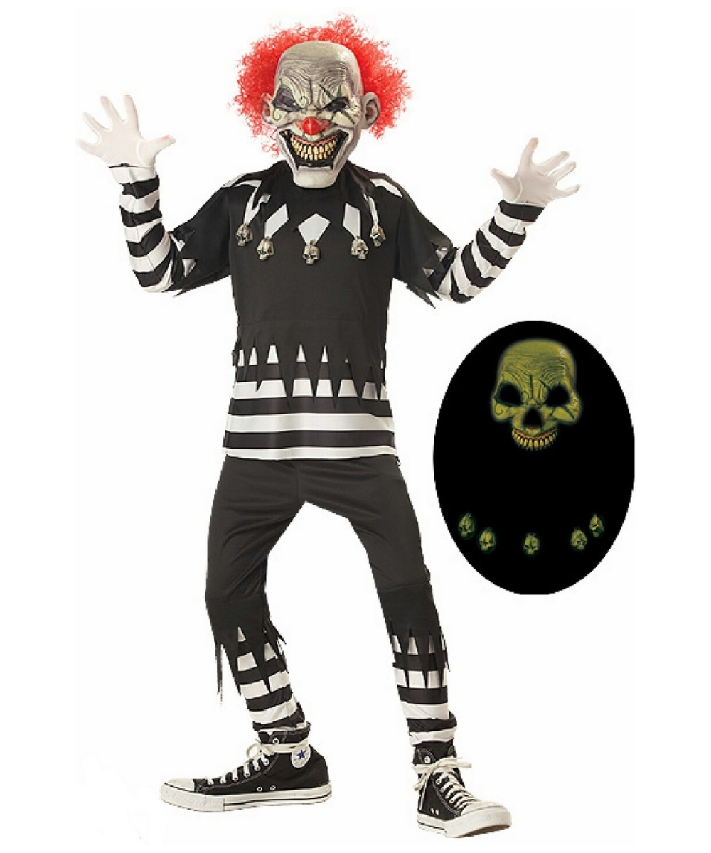 Psycho Clown Boy Costume