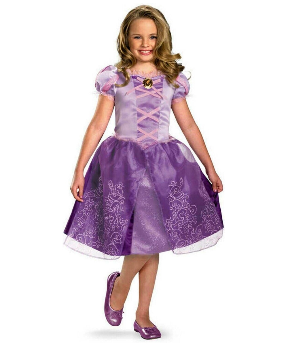 Rapunzel Kids Disney Halloween Costume -Girls Dinsey Costume