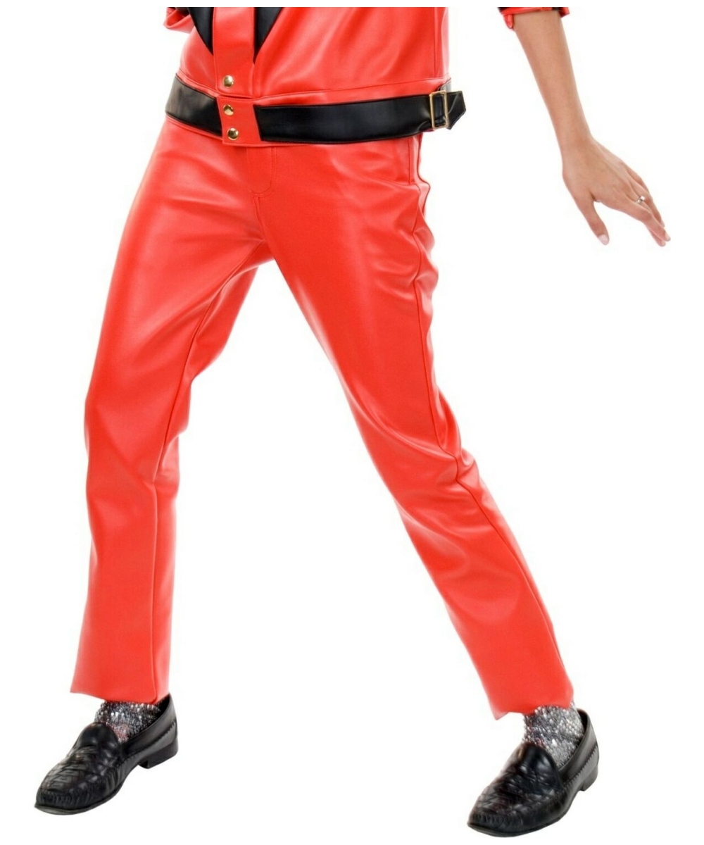 Red Leather Pants Costume