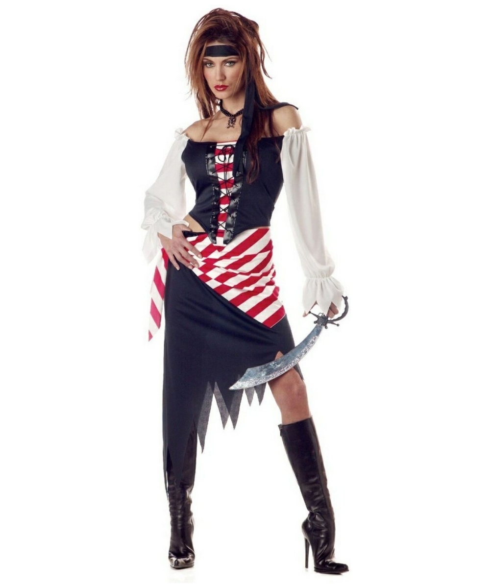 Adult Ruby The Pirate Beauty Sexy Costume Women Pirate Costumes 3696