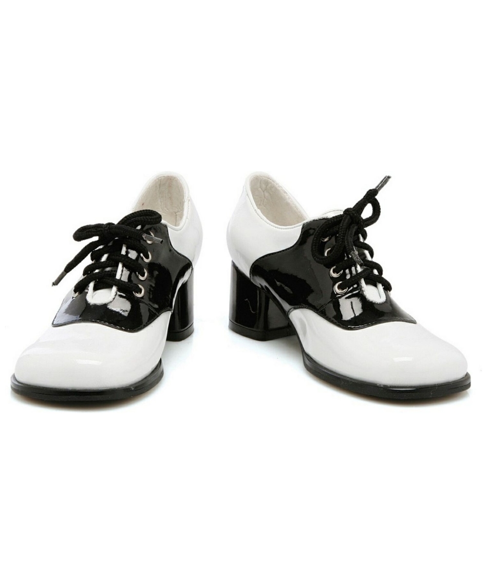 Saddle Black And White Shoes