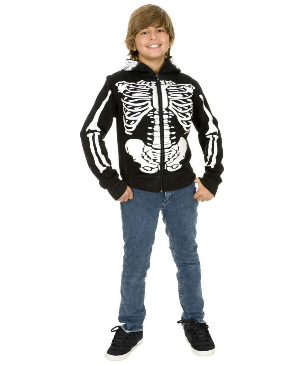 Kids skeleton sweatshirt online