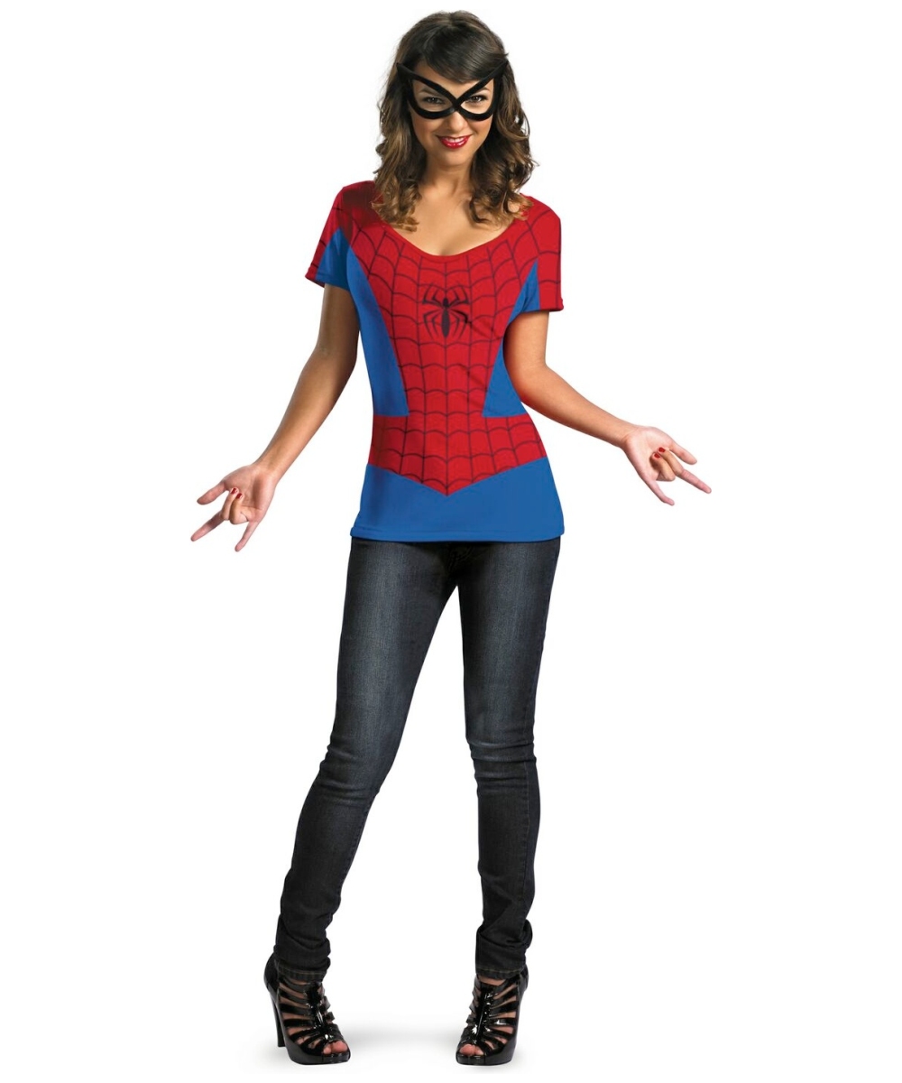 Adult Spiderman Teen Movie Costume - Women Costumes
