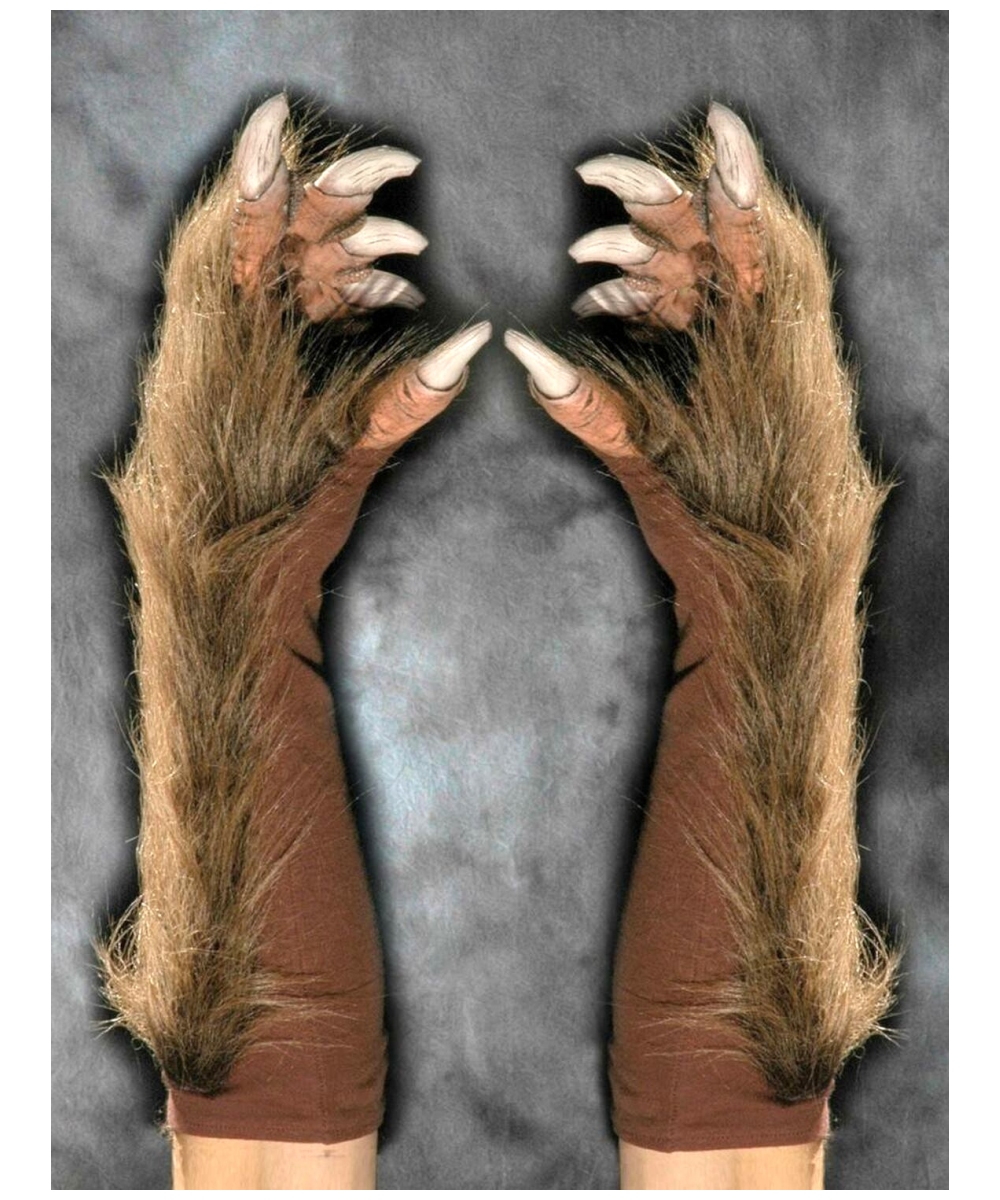 Wolf Gloves  Costume Accessory