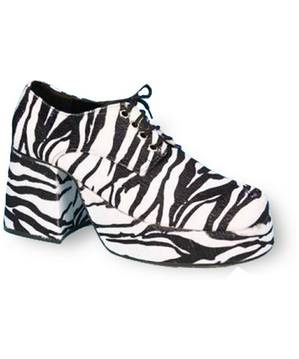 Zebra Platform Shoes