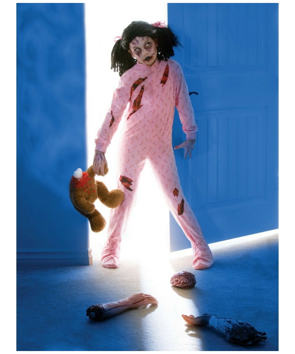 Zombie Girl Kids Costume