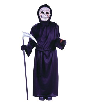 Bleeding Grim Reaper Kids Scary Halloween Costume - Boys Costume