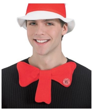 Cat in the Hat Bow Tie - Adult Accessory