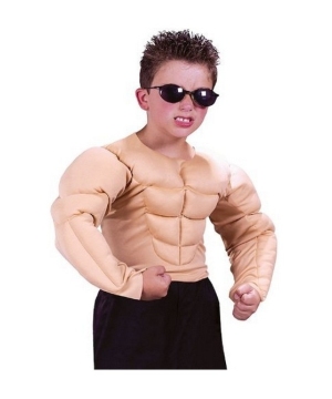 Muscle Man Shirt Child Costume