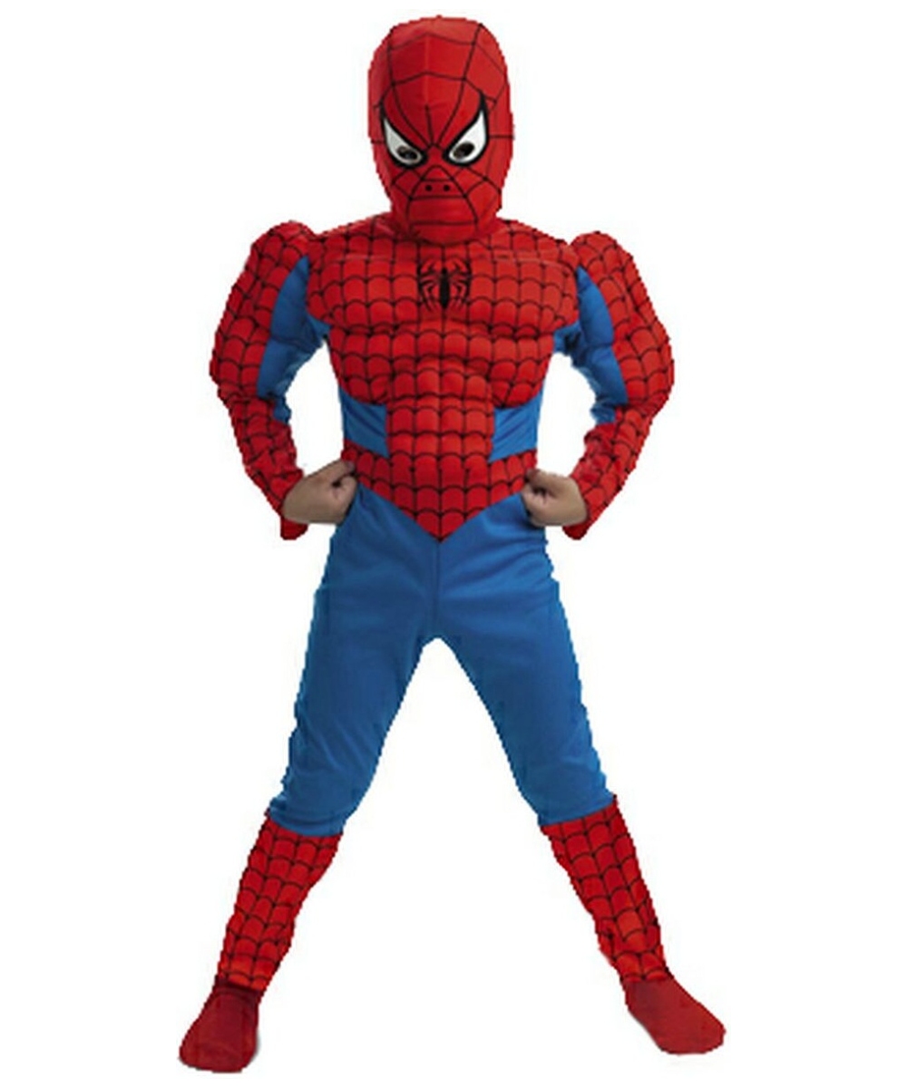 Spiderman Muscle Kids Costume - Boy Superhero Costumes