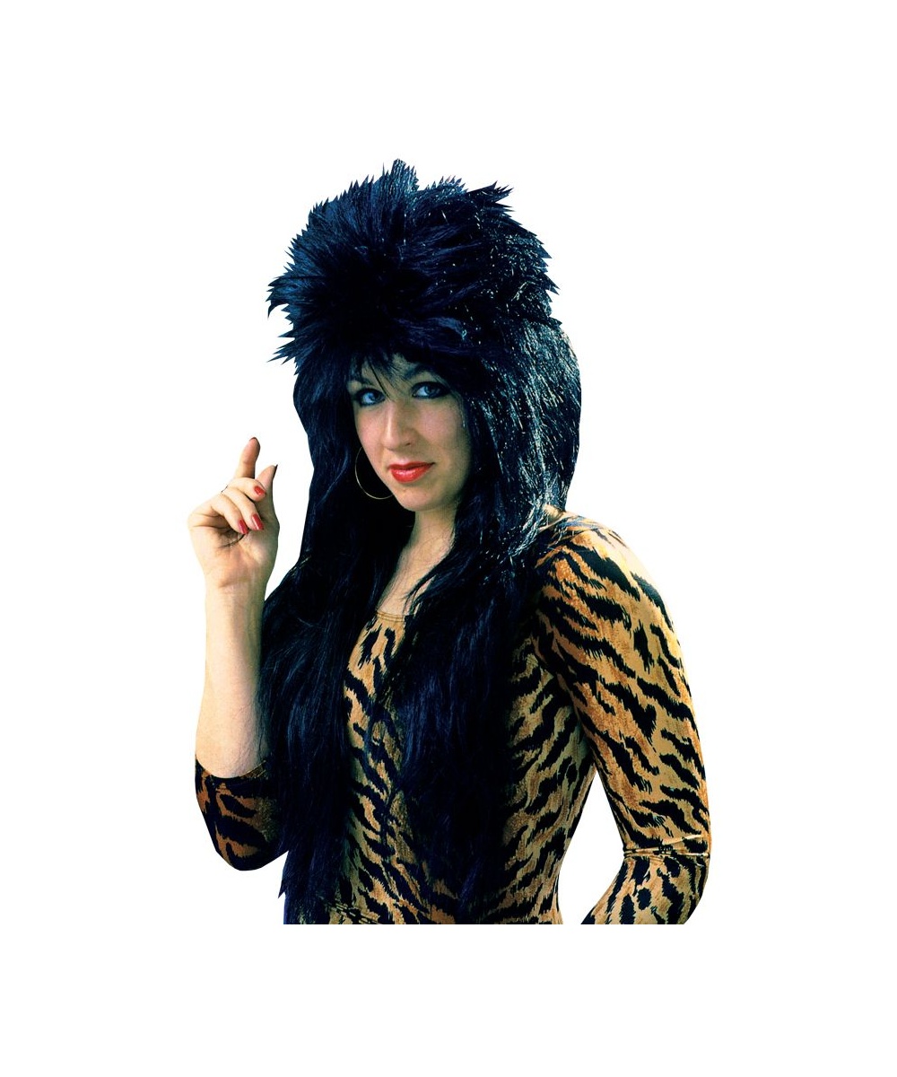  Black Rocker Wig