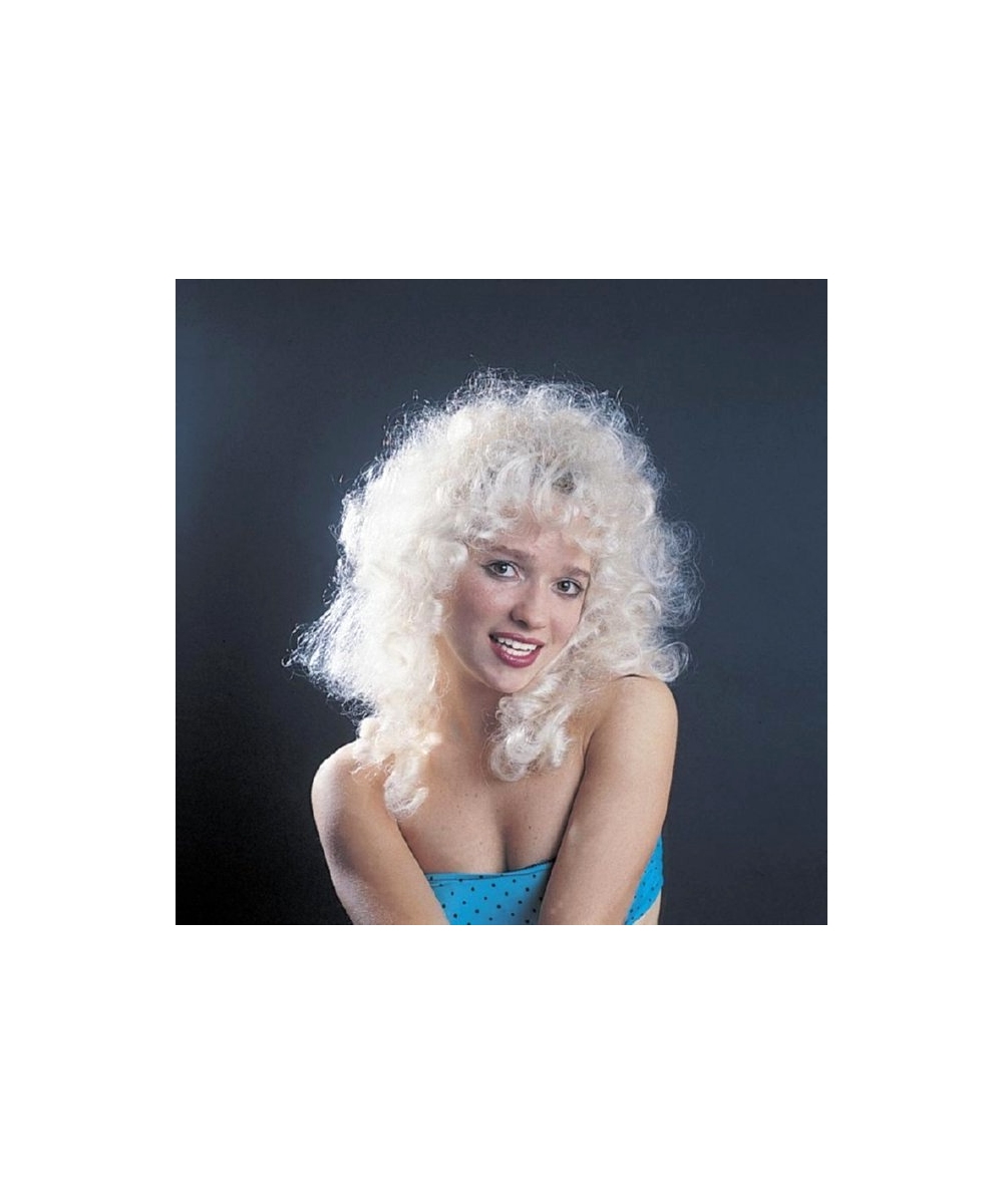  Blonde Curly Wig
