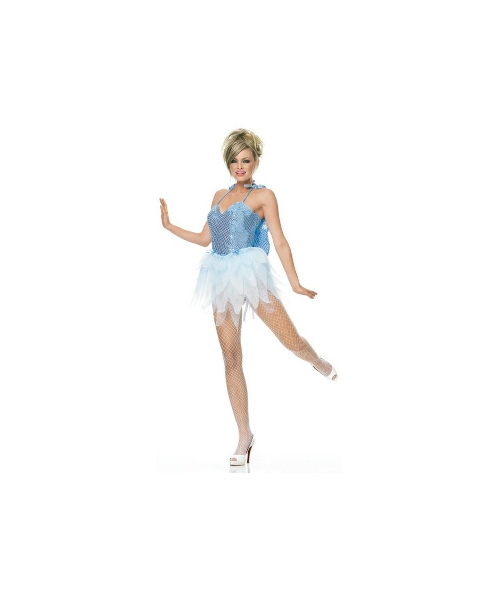  Fairy Blue Glitter Womens Costume