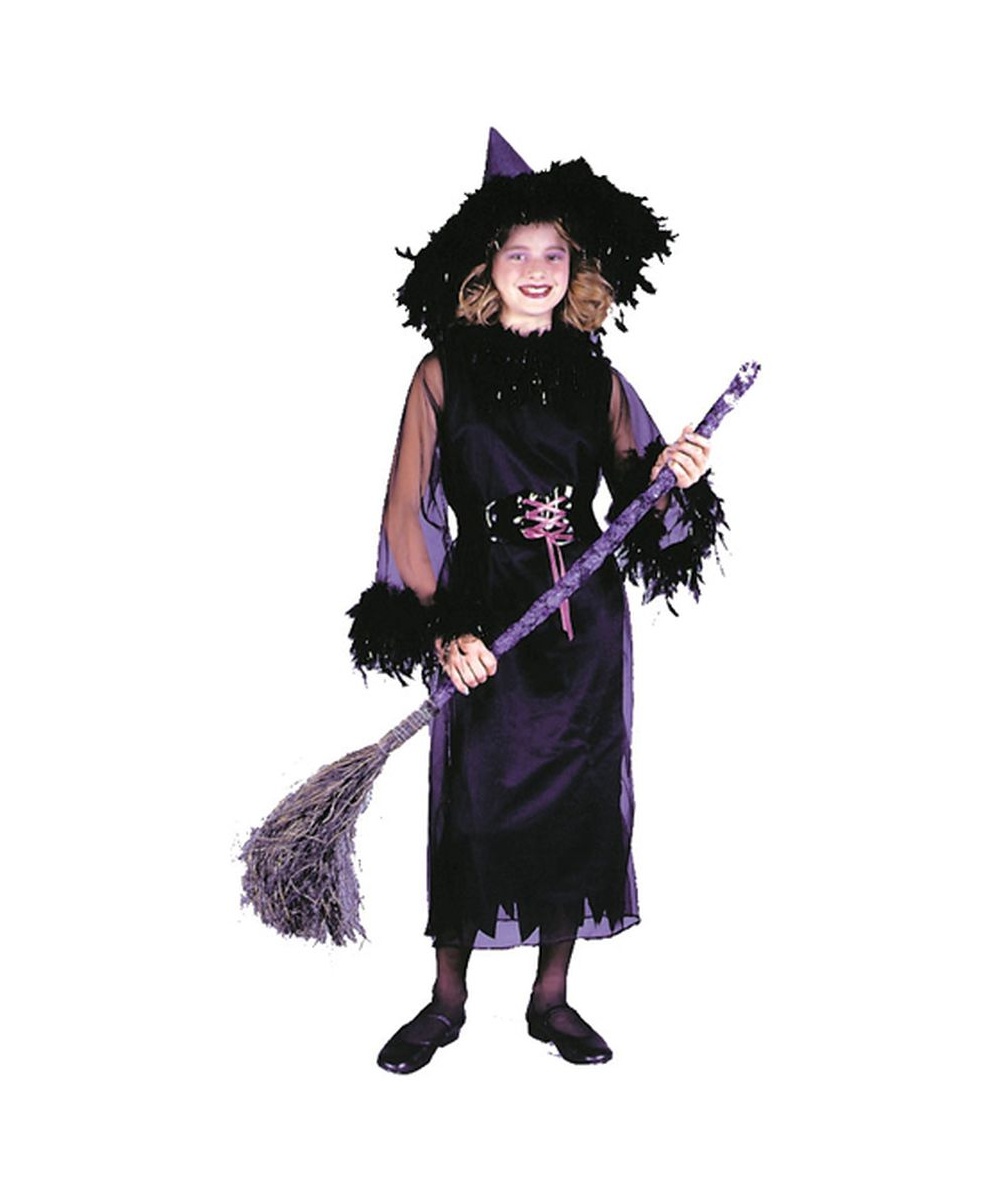 Feather Witch Child Costume