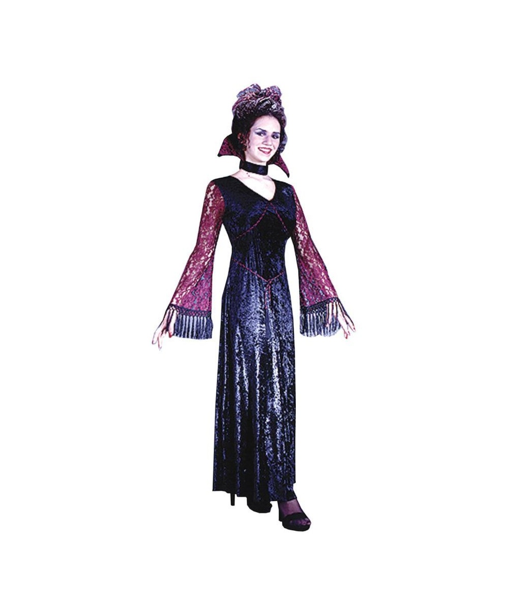  Gothic Lace Vampiress Women Costume