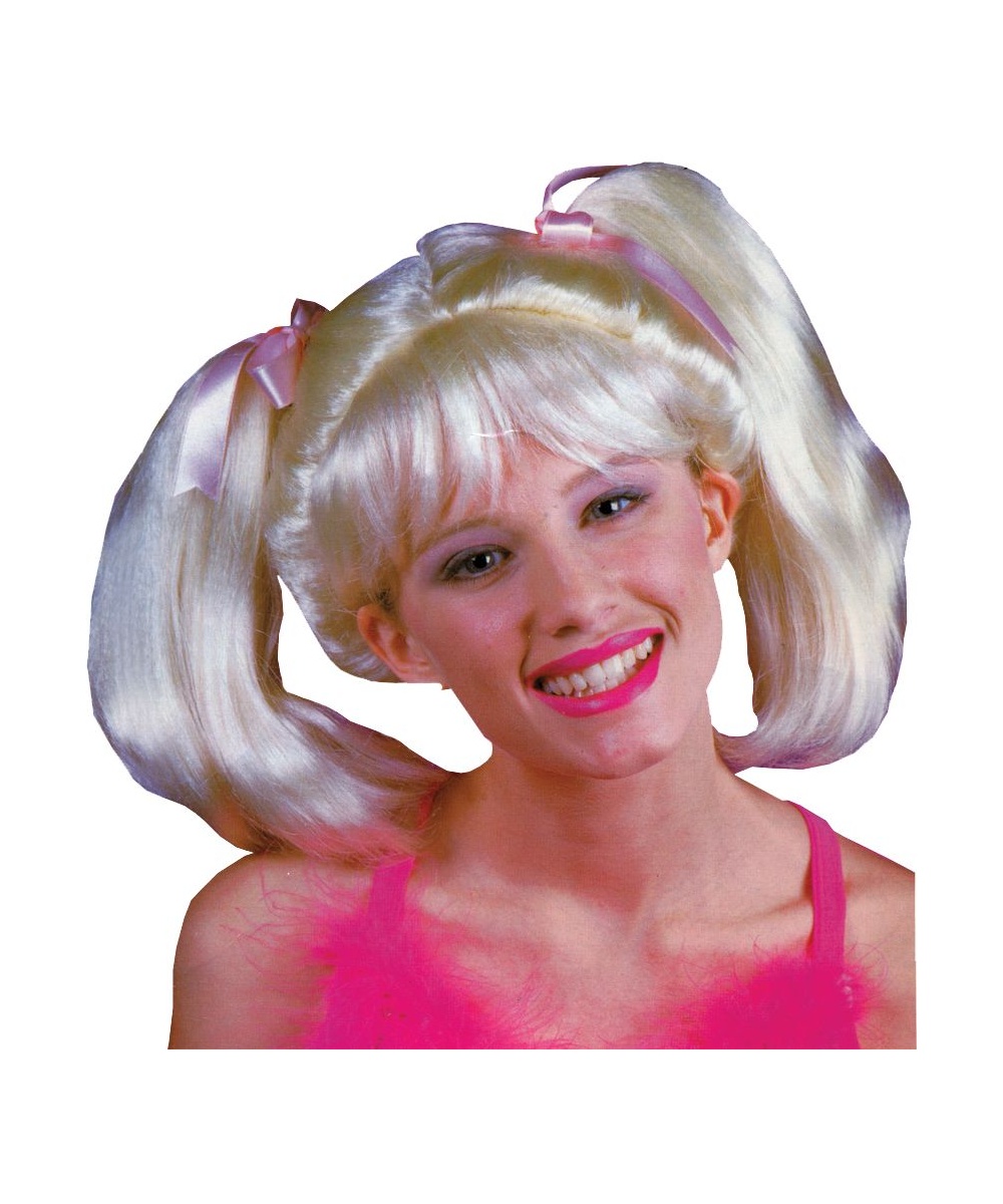  Pig Tail Blonde Wig