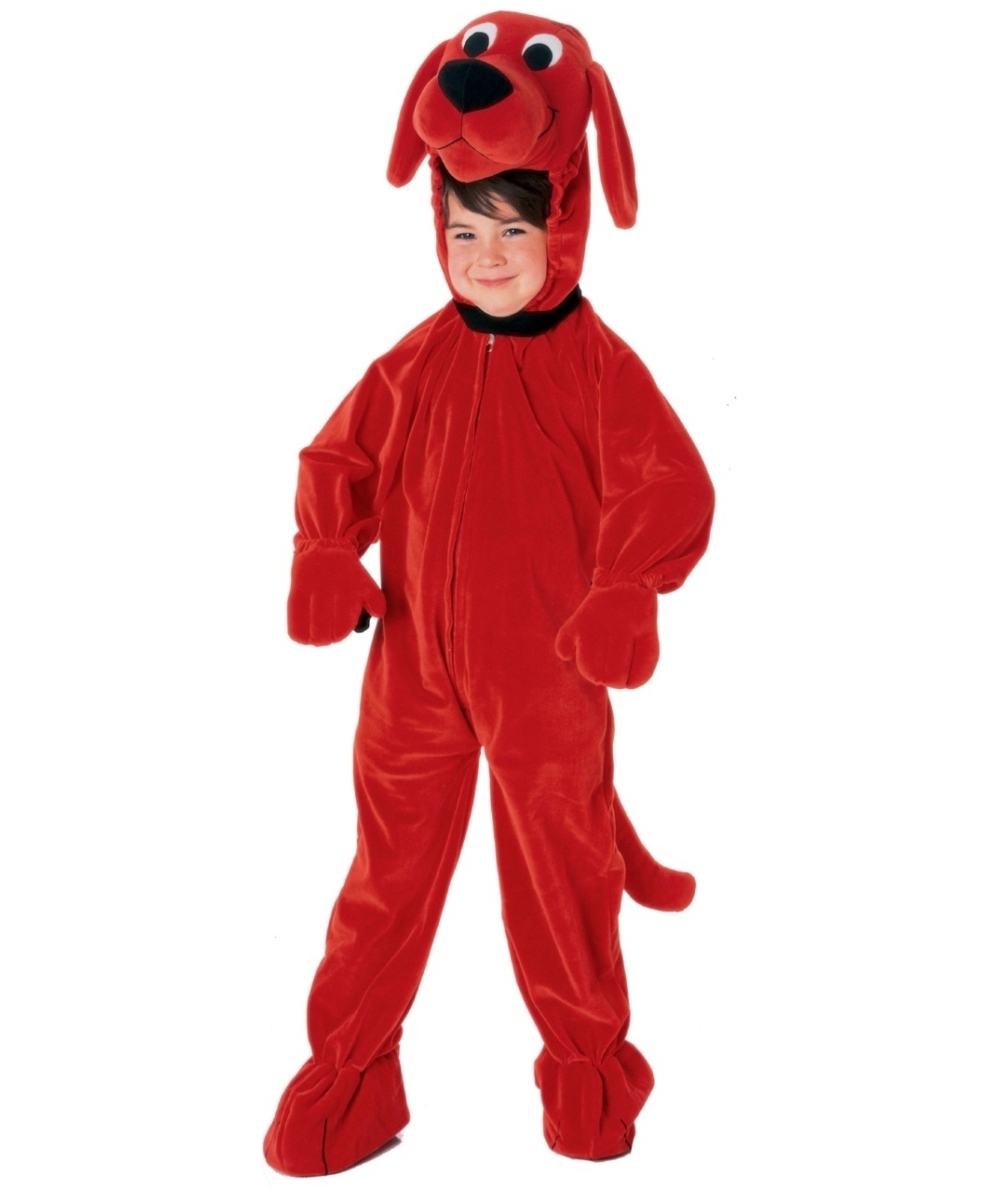 Kids Clifford the big Red Dog Pet Costume Boys Costumes