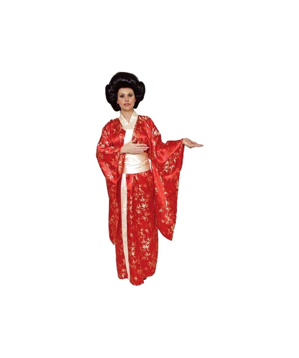  Red Kimono Costume