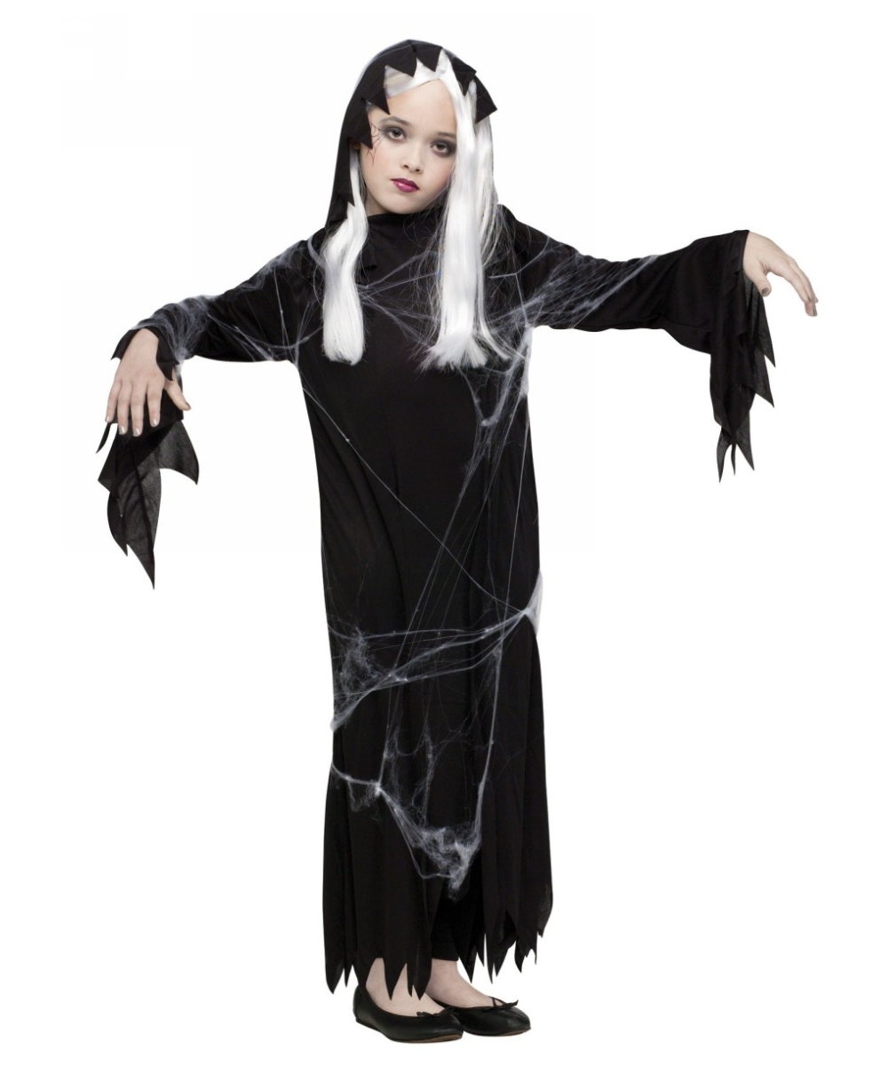  Spiderweb Gauze Ghost Kids Costume