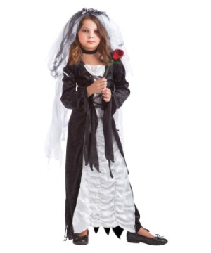 Bride Of Darkness Child Costume - Girl Bride Costumes