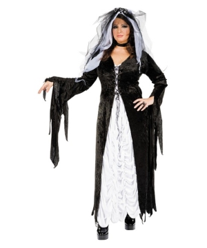 Bride Of Darkness Plus Size Costume - Women Bride Costumes