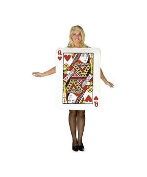 Playing Card Queen of Hearts Adult Costume
