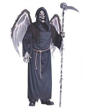 Fantasia de Reaper Masculino com Músculos - Men's Reaper Costume