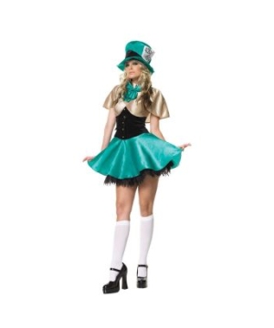Tea Party Hostess Mad Hatter Women Costume