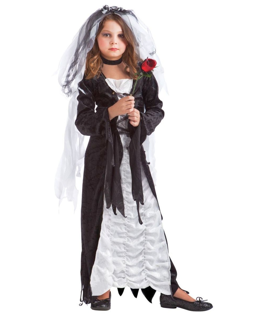 Bride Of Darkness Child Costume - Girl Bride Costumes