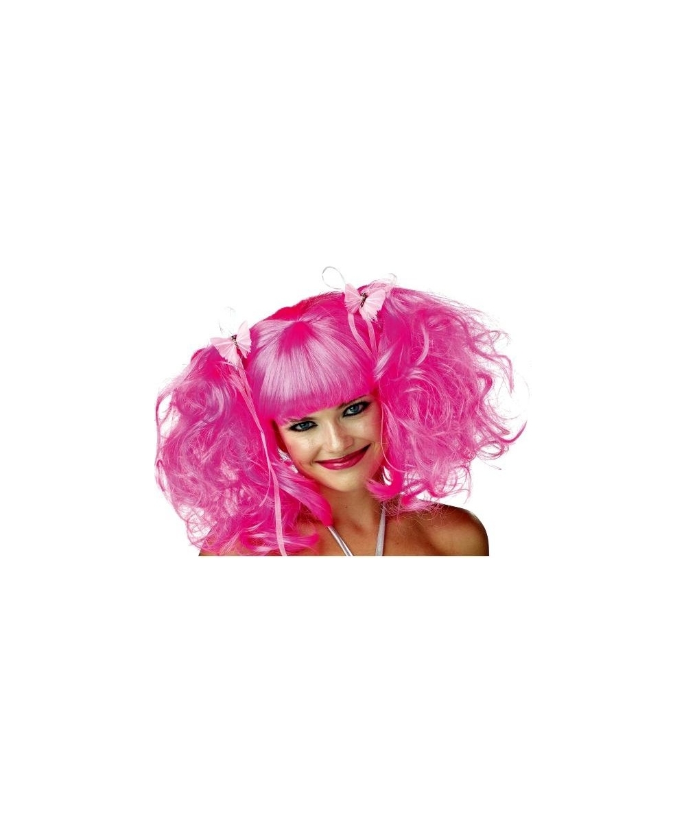  Wig Pink Rose Pixie