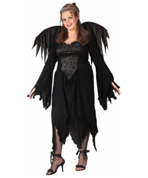 Black Rose Fairy Costume - plus size Costume