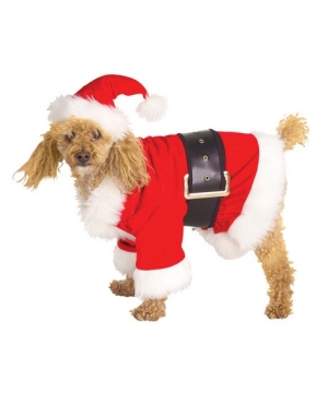 Santa Pet Christmas Costume - Santa Halloween Costumes