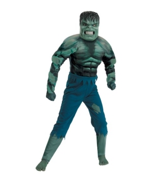 Incredible Hulk Muscle Boys Costume