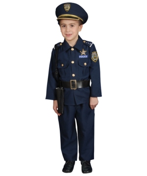 Police Officer Boys Costume deluxe