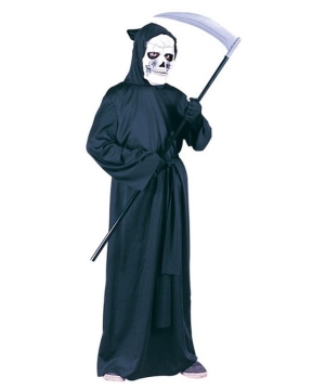 Grim Reaper Robe Kids Boys Costume