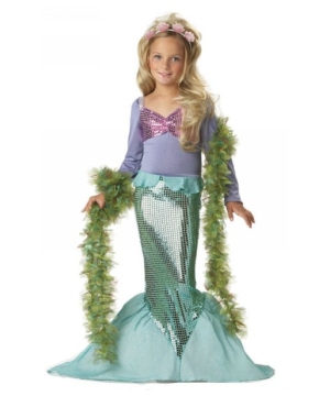 Sparkling Little Mermaid Girls Costume