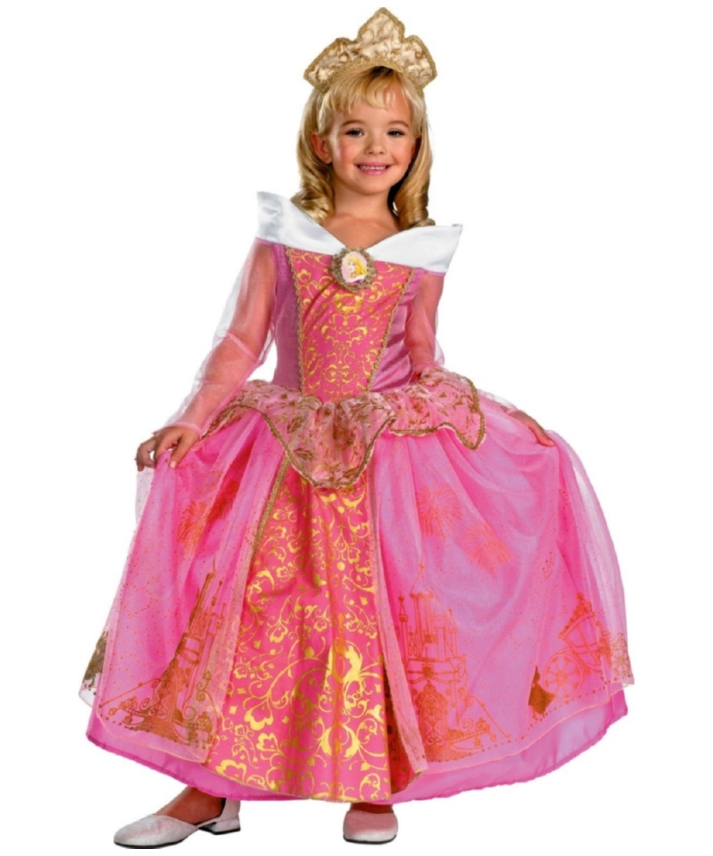  Aurora Disney Girl Costume