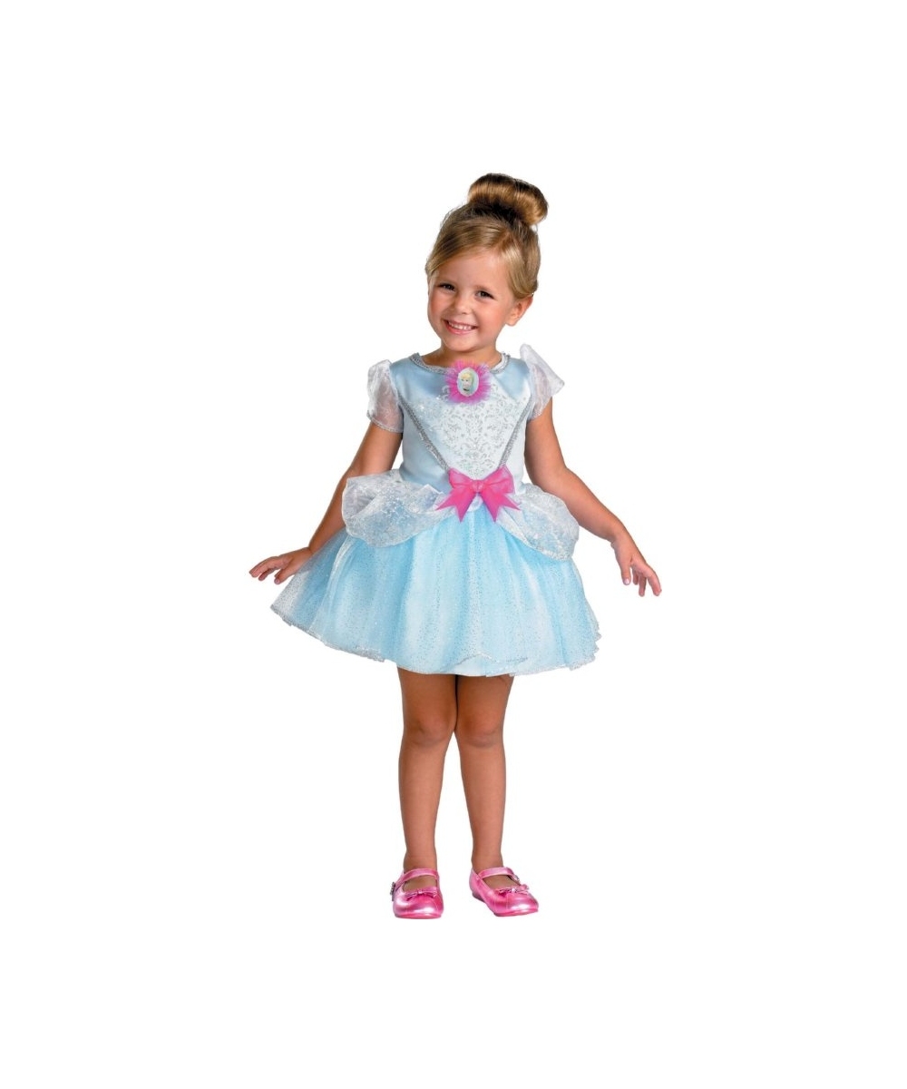  Cinderella Ballerina Toddler Girls Costume