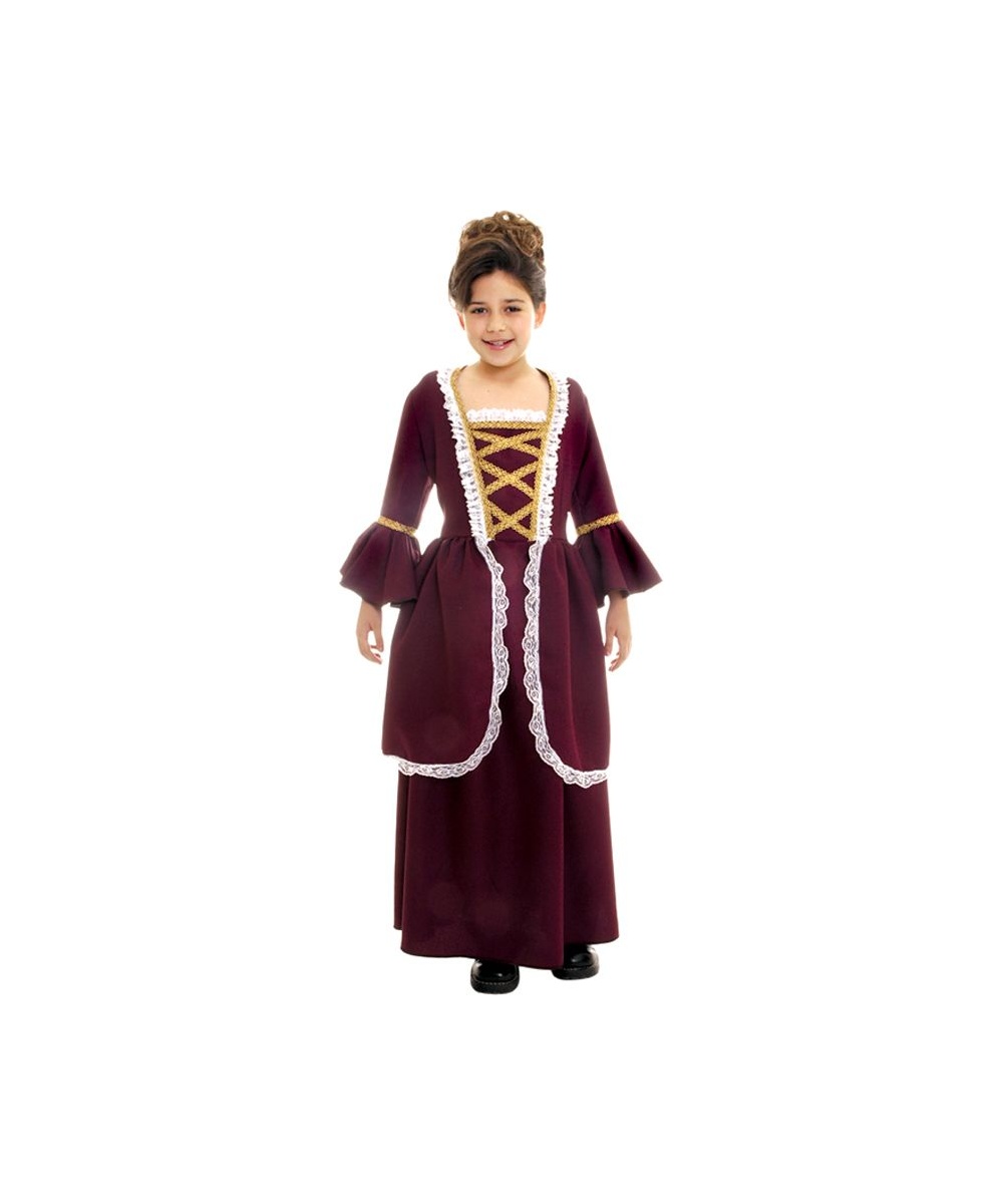  Colonial Girls Costume