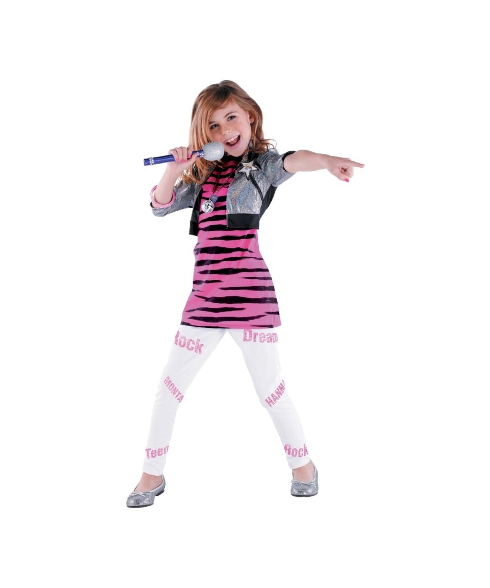  Hannah Montana Stripe Girls Costume