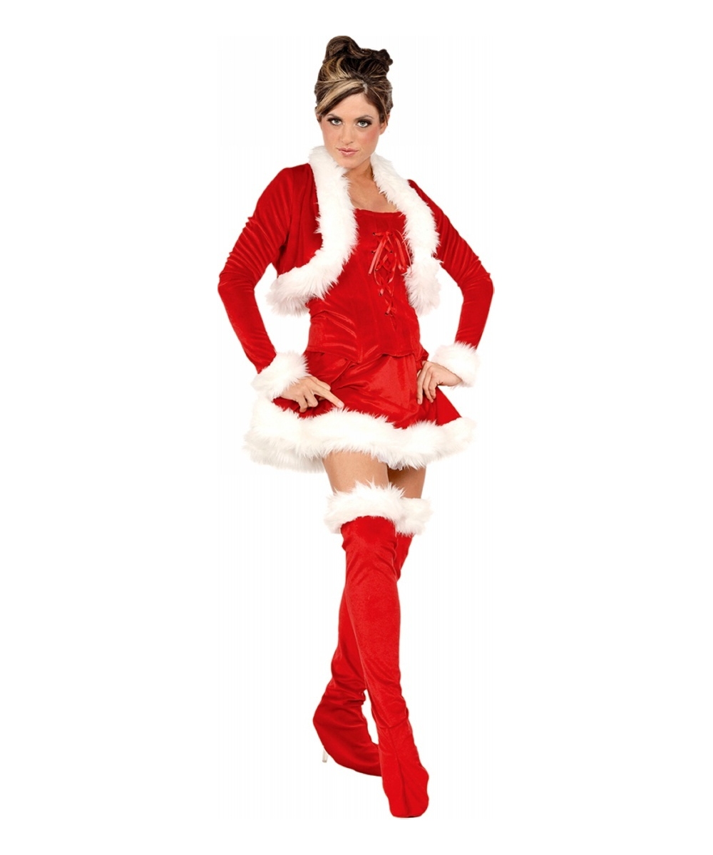  Ms Claus Womens Costume