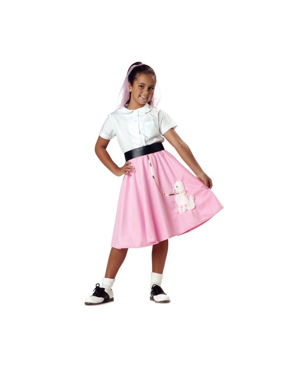  Poodle Skirt Girls Costume