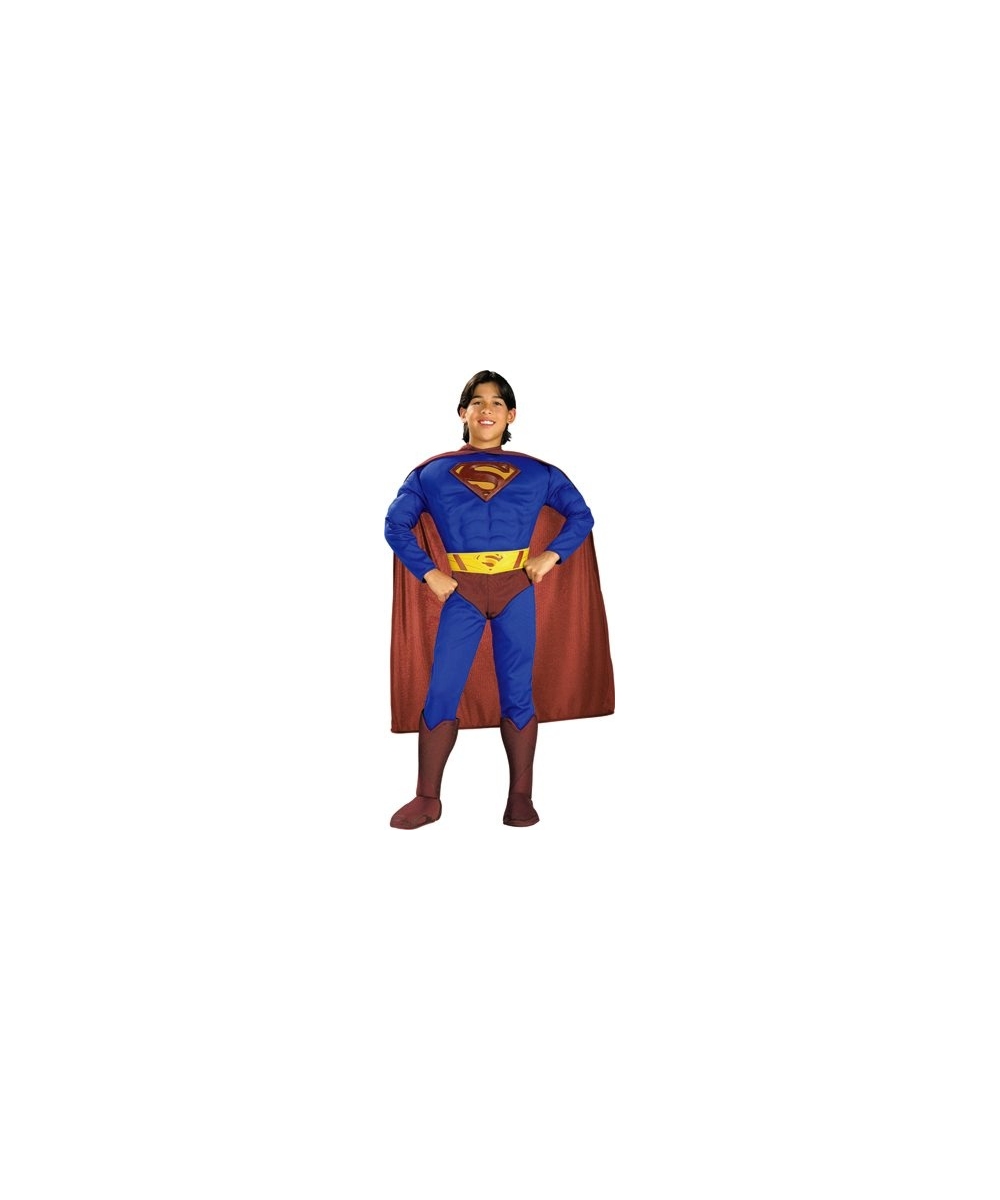 DC Comics Superman Child Costume 3T/4T Toddler 3-4 Years Blue Red...